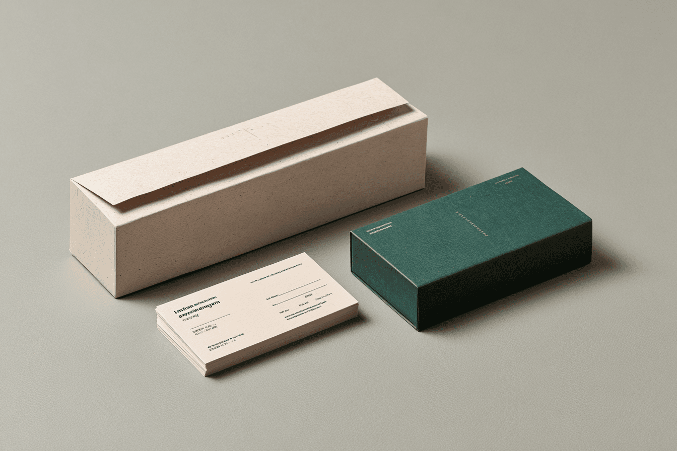 Loyalty cards and customer motifs rest in a calm rhythm, evoking the daily life of a neighborhood shop